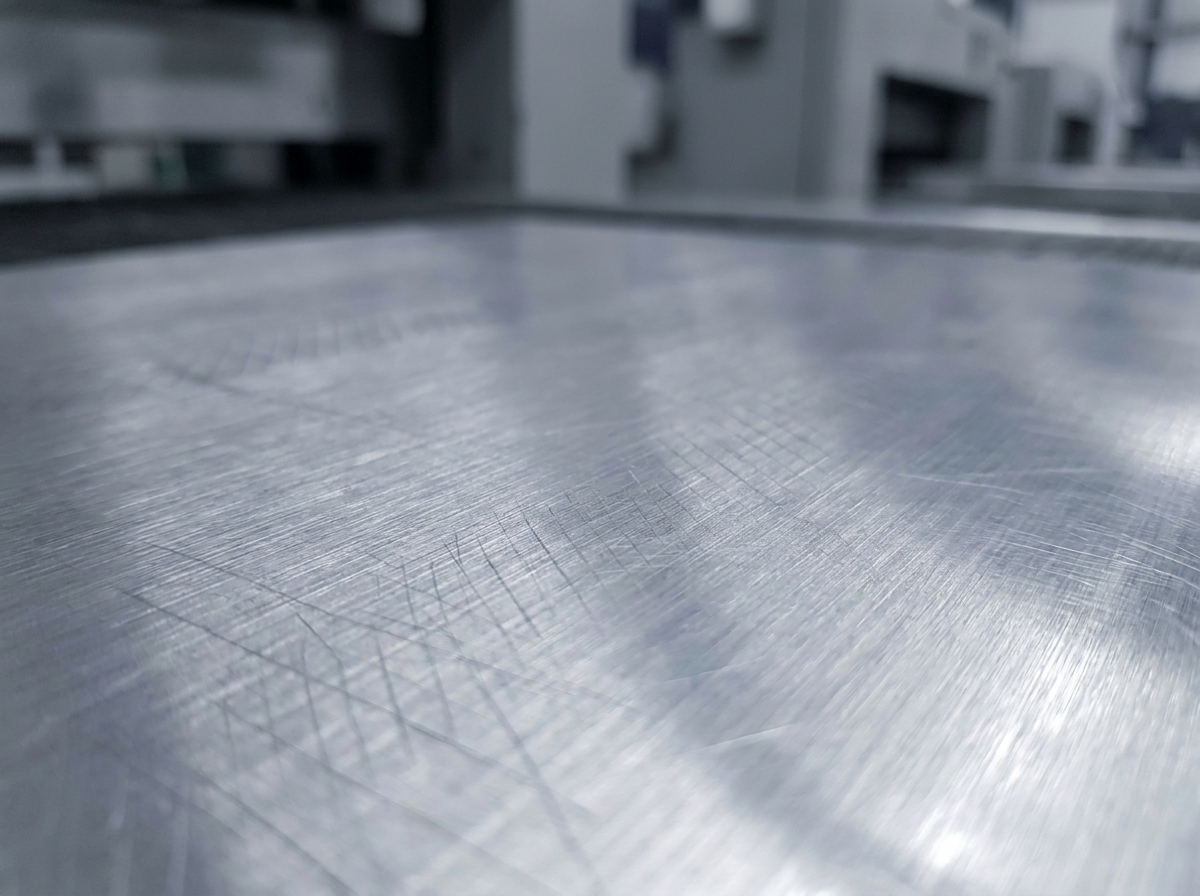 Steel plate surface